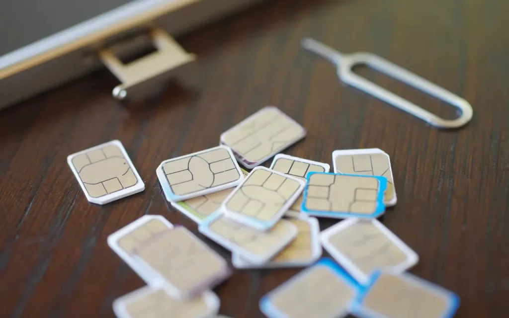 How much data can be stored in a SIM card