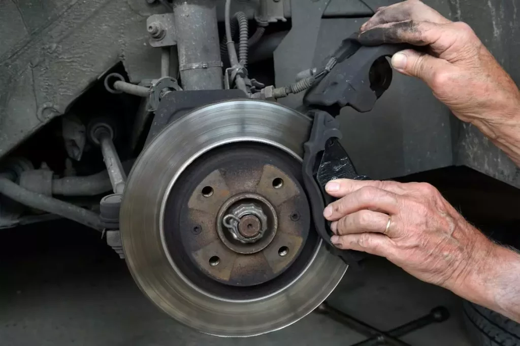 Regular inspection schedule for brake components