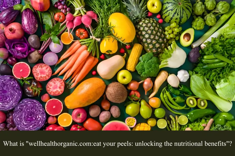 What is "WellHealthOrganic.com: Eat Your Peels: Unlocking the Nutritional Benefits"
