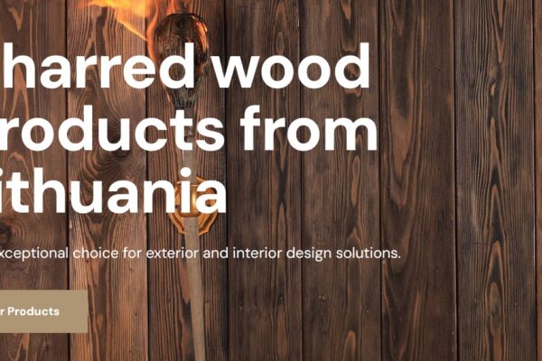 Lithuanian Charred Wood Products Find Favor in the UK Lithuanian Charred Wood Products Find Favor in the UK