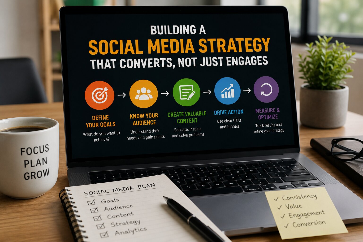 Building a Social Media Strategy That Converts, Not Just Engages